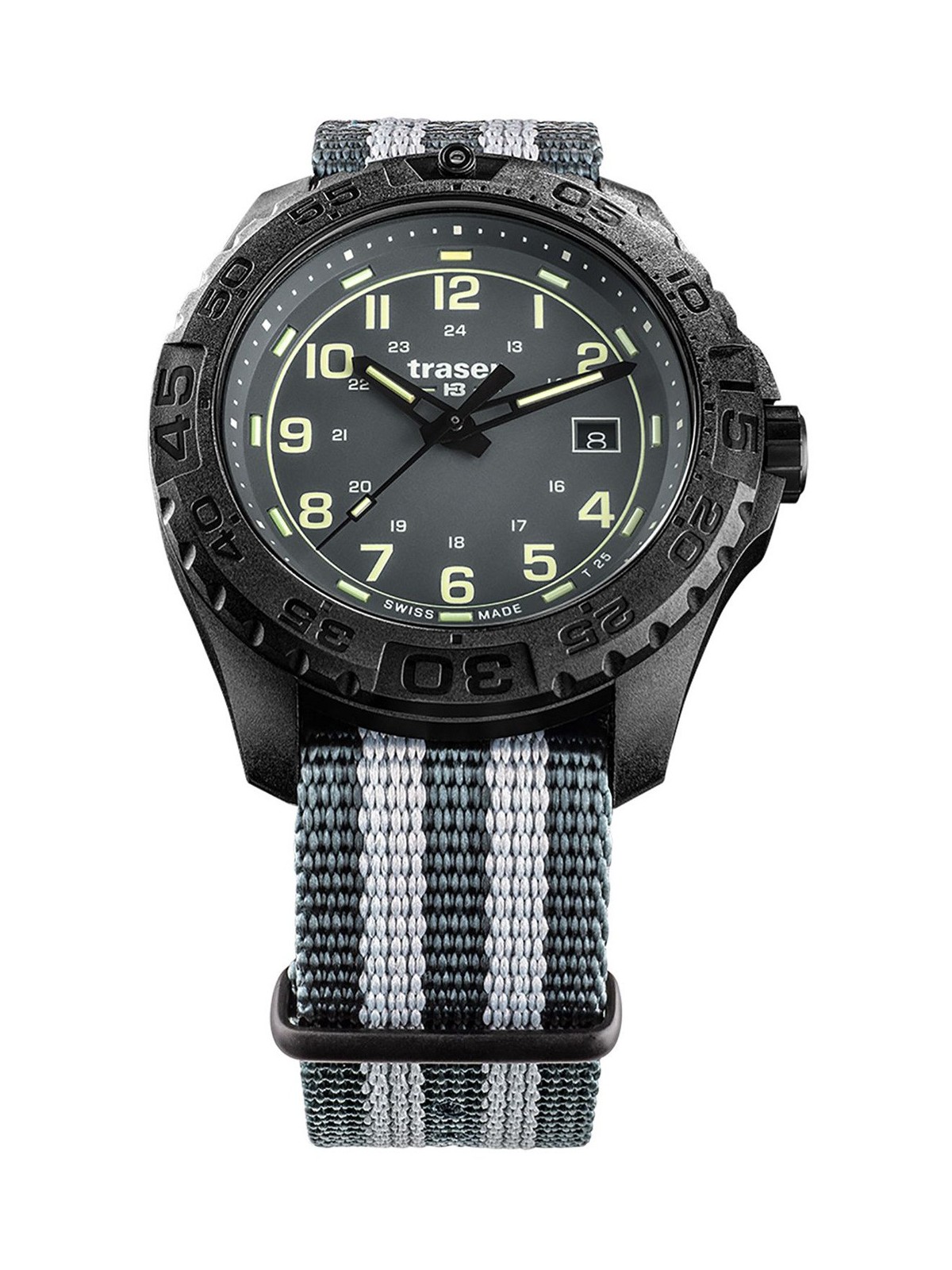 orologio uomo Traser H3 109037 P96 OdP Evolution grey Men's 44mm 20ATM