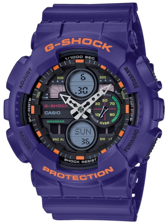 orologio uomo Casio GA-140-6AER G-Shock 51mm 20ATM
