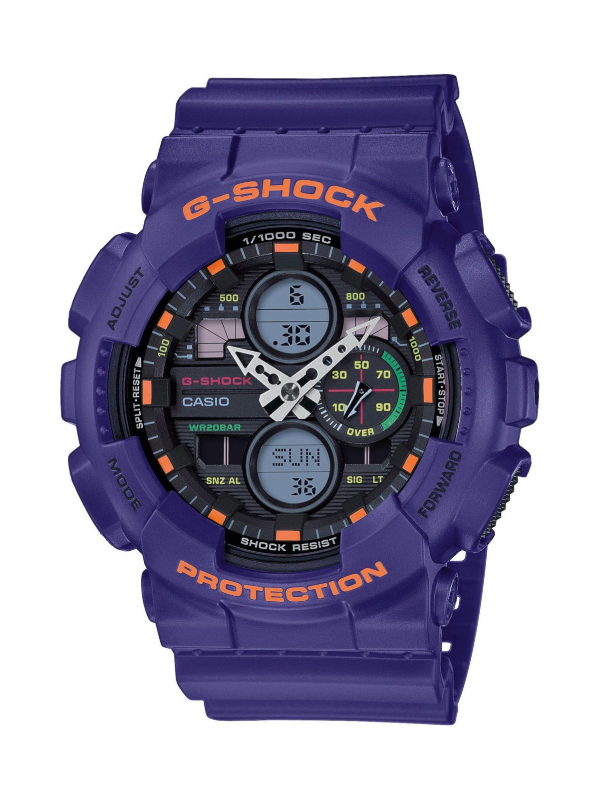 orologio uomo Casio GA-140-6AER G-Shock 51mm 20ATM