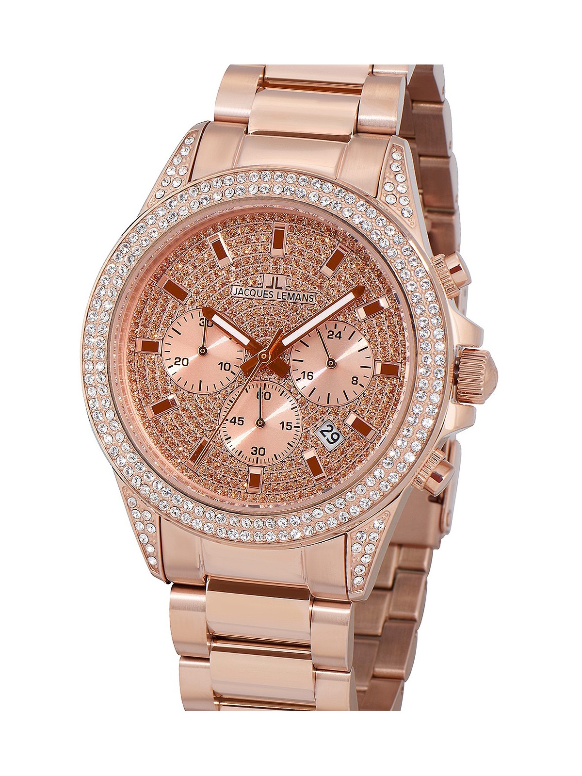 orologio donna Jacques Lemans 1-2051B La Passion chrono Unisex 42mm 10ATM