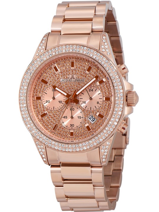 orologio donna Jacques Lemans 1-2051B La Passion chrono Unisex 42mm 10ATM