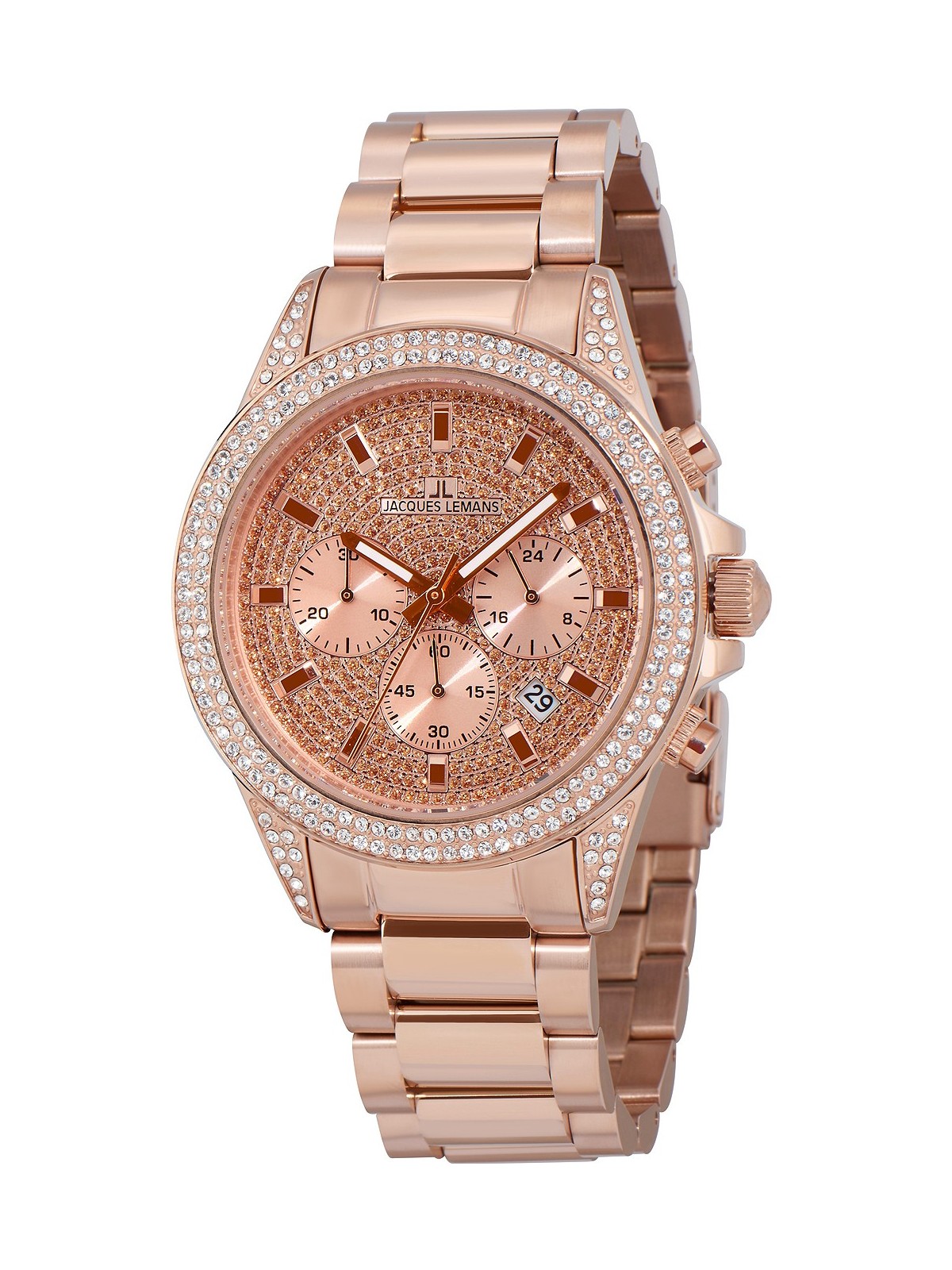 orologio donna Jacques Lemans 1-2051B La Passion chrono Unisex 42mm 10ATM