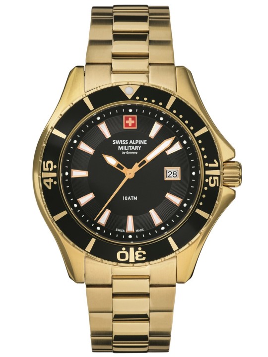 orologio uomo Swiss Alpine Military 7040.1117 diver 45mm 10ATM