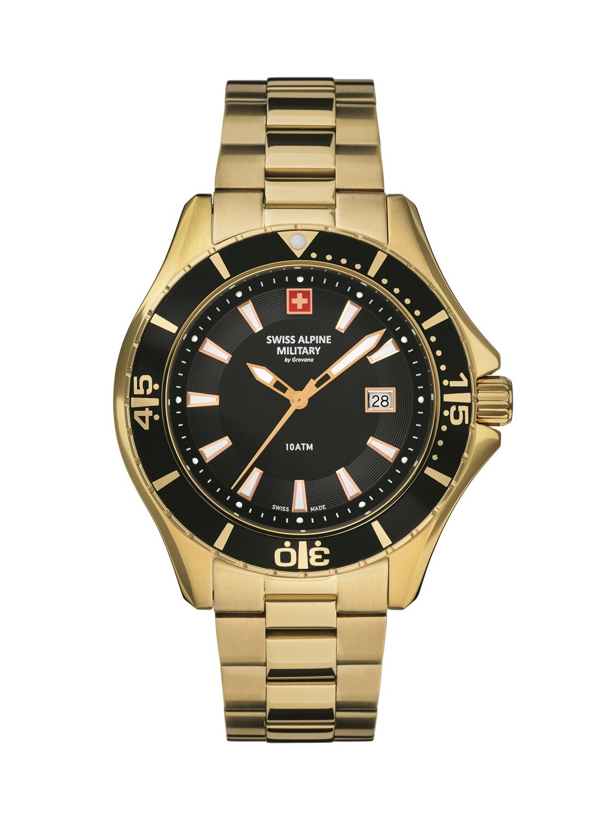 orologio uomo Swiss Alpine Military 7040.1117 diver 45mm 10ATM