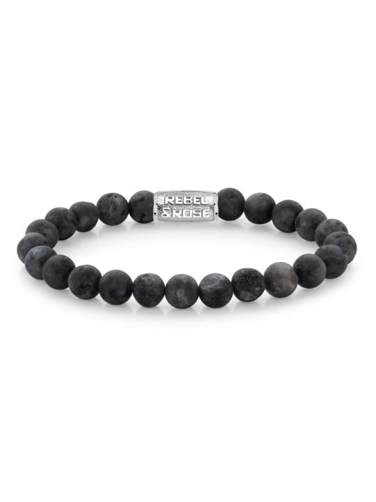 bracciale uomo Rebel & Rose bracelet Matt Grey Seduction RR-80025-S-M men`s
