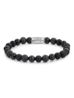bracciale uomo Rebel & Rose bracelet Black Rocks RR-80041-S-M men`s