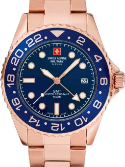 orologio uomo Swiss Alpine Military 7052.1165 GMT diver 42mm 10ATM