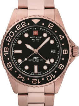 orologio uomo Swiss Alpine Military 7052.1167 GMT diver 42mm 10ATM
