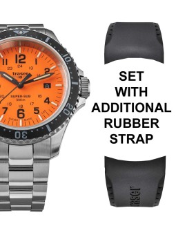 orologio uomo Traser H3 109379 P67 T25 SuperSub set orange 46 mm diver 50ATM