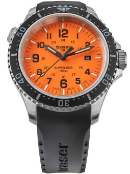 orologio uomo Traser H3 109380 P67 T25 SuperSub orange 46 mm diver 50ATM