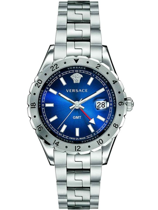 orologio uomo Versace V11010015 Hellenyium GMT men`s watch 42mm 5ATM