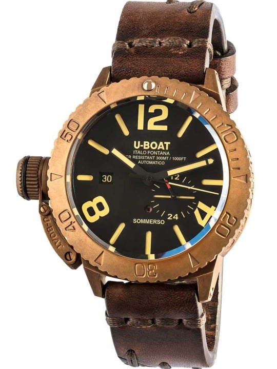 orologio uomo U-Boat 8486 Sommerso bronze Automatic Mens Watch 46mm 300M