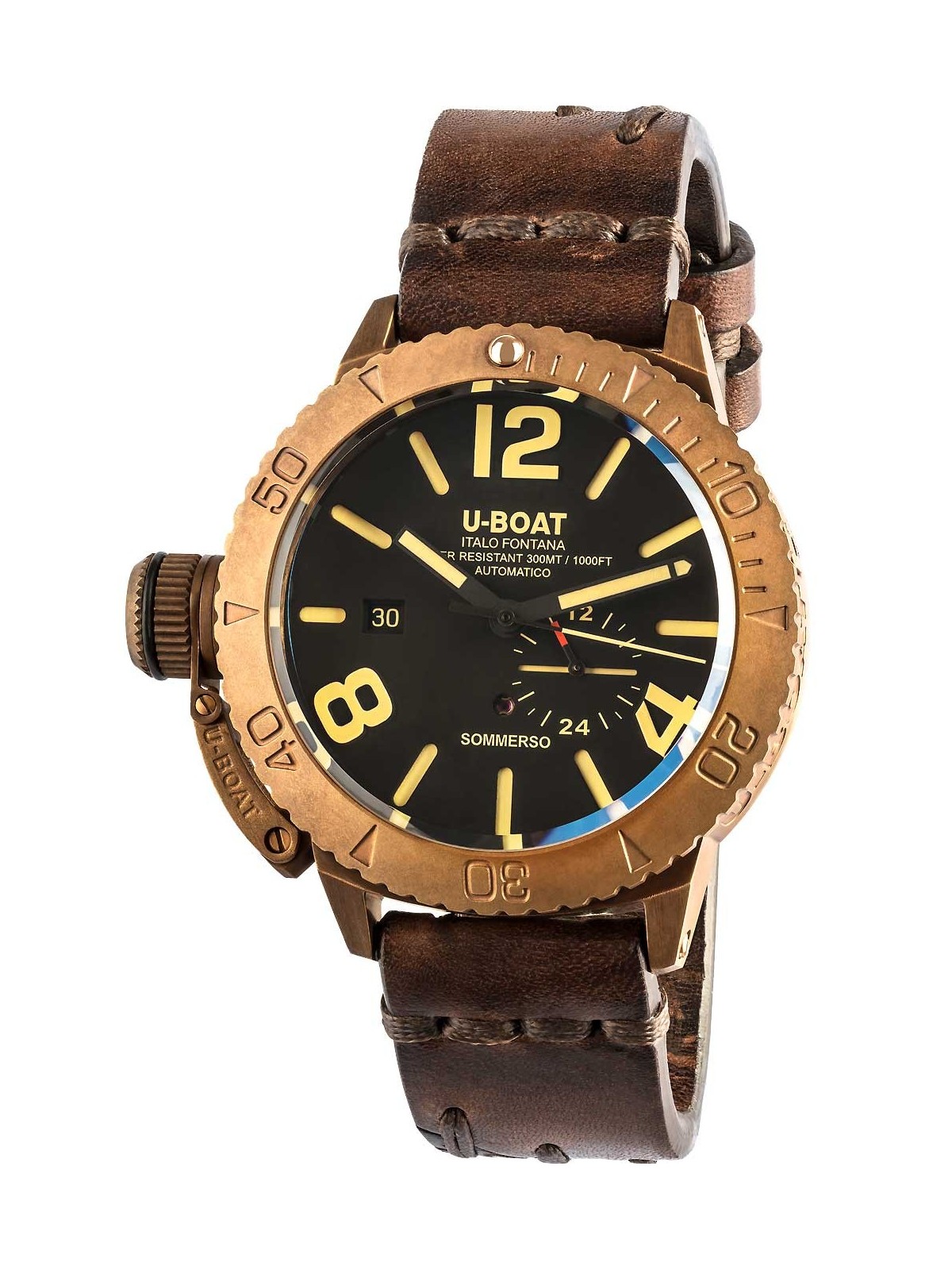 orologio uomo U-Boat 8486 Sommerso bronze Automatic Mens Watch 46mm 300M