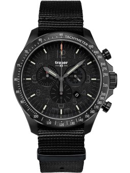 orologio uomo Traser H3 109465 P67 Officer chrono black nato 46mm 10ATM