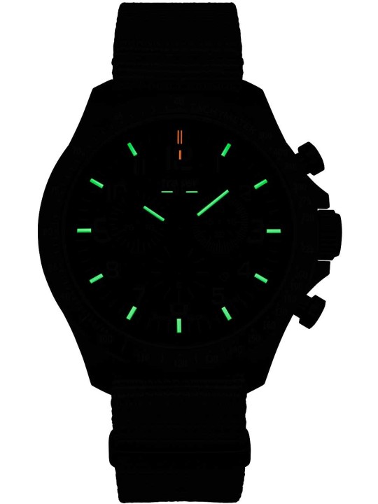 orologio uomo Traser H3 109465 P67 Officer chrono black nato 46mm 10ATM