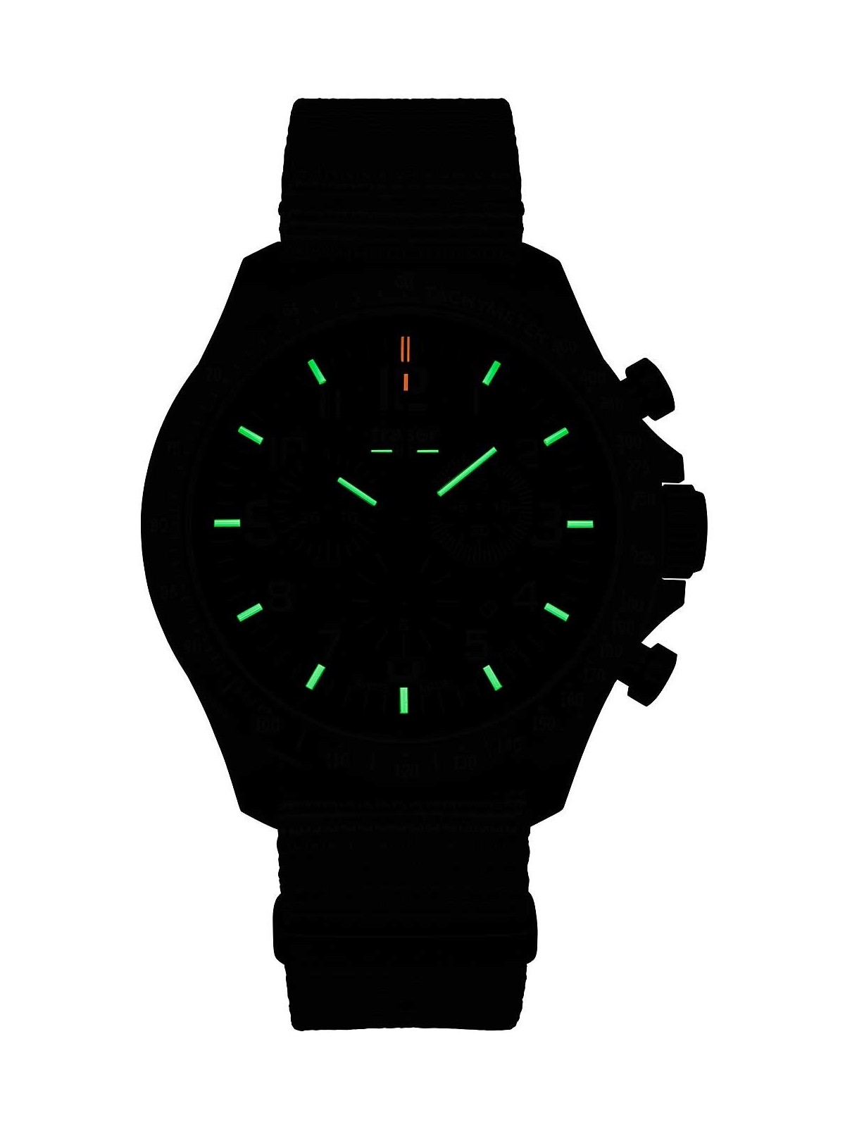 orologio uomo Traser H3 109465 P67 Officer chrono black nato 46mm 10ATM