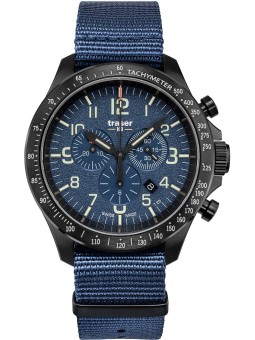orologio uomo Traser H3 109461 P67 Officer chrono blue nato 46mm 10ATM