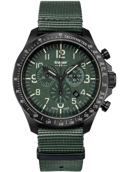 orologio uomo Traser H3 109463 P67 Officer chrono green nato 46mm 10ATM