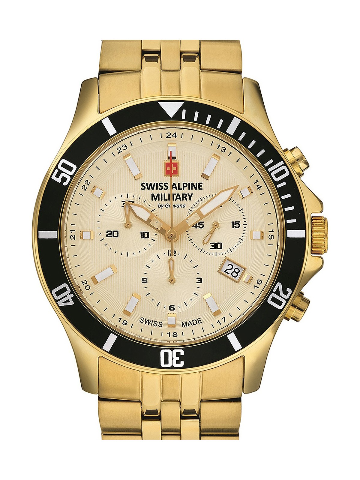 orologio uomo Swiss Alpine Military 7022.9111 chronograph 42mm 10ATM