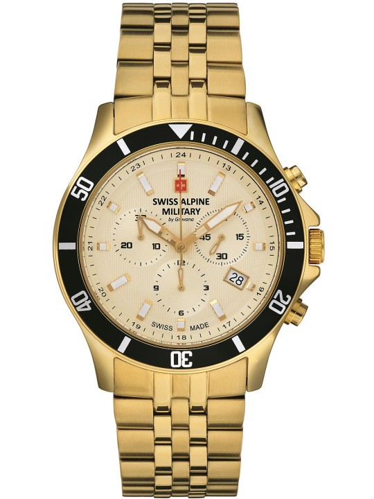 orologio uomo Swiss Alpine Military 7022.9111 chronograph 42mm 10ATM