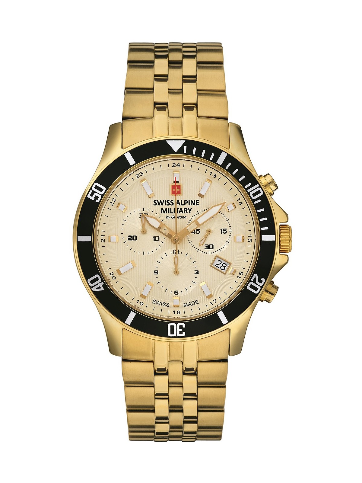 orologio uomo Swiss Alpine Military 7022.9111 chronograph 42mm 10ATM