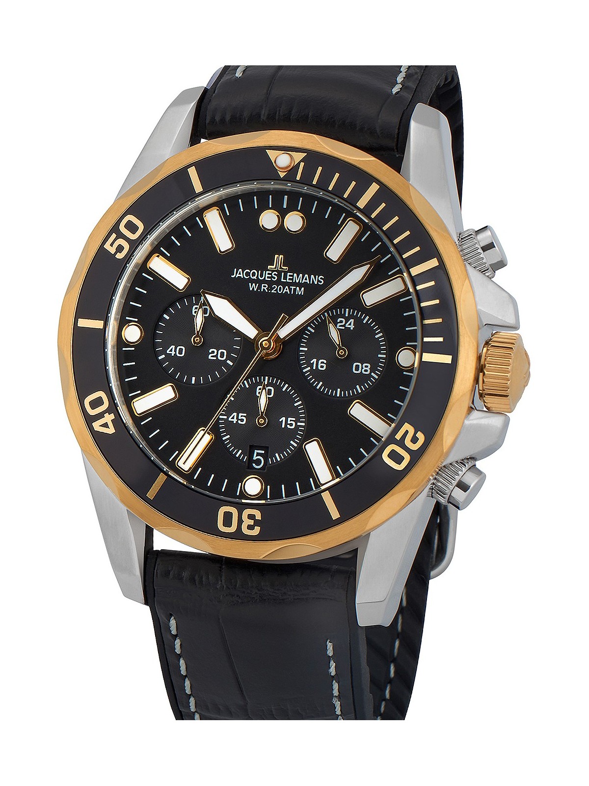 orologio uomo Jacques Lemans 1-2091D Liverpool chrono 43mm 20ATM