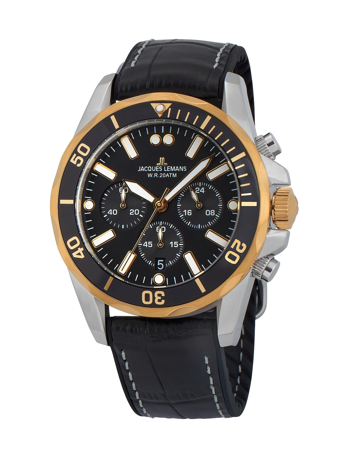 orologio uomo Jacques Lemans 1-2091D Liverpool chrono 43mm 20ATM