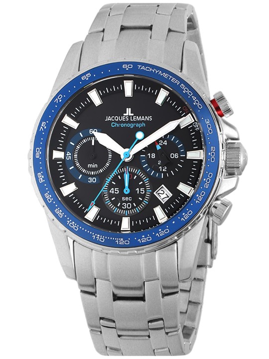 orologio uomo Jacques Lemans 1-2099E Liverpool chrono 42mm 10ATM