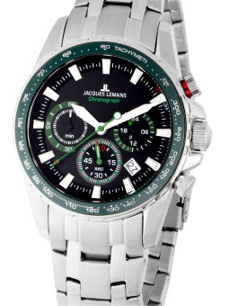 orologio uomo Jacques Lemans 1-2099F Liverpool Chronograph Mens Watch 42mm 10ATM