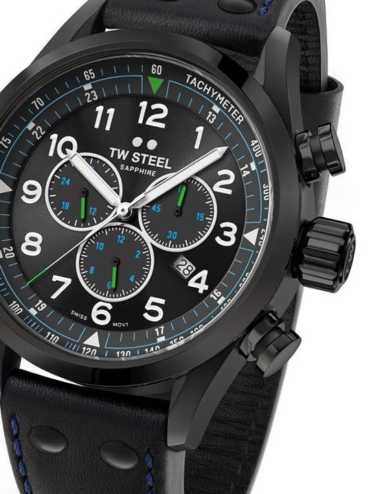 orologio uomo TW-Steel SVS306 Volante chronograph Petter Solberg 48mm 10ATM