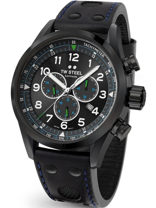 orologio uomo TW-Steel SVS306 Volante chronograph Petter Solberg 48mm 10ATM