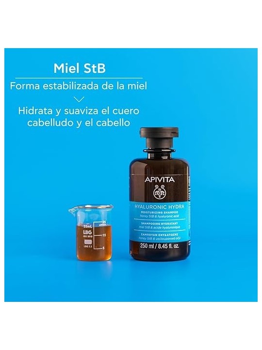 Apivita Hyaluronic Hydra Shampoo 250ml Donna