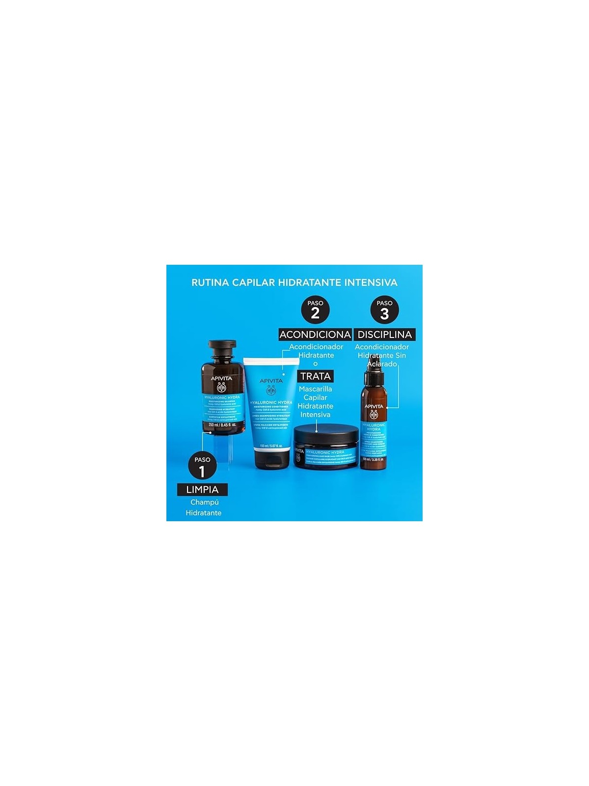 Apivita Hyaluronic Hydra Shampoo 250ml Donna