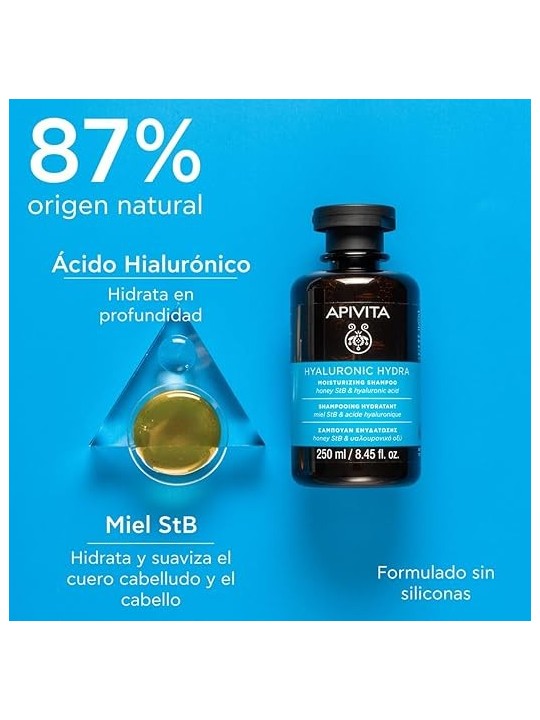 Apivita Hyaluronic Hydra Shampoo 250ml Donna