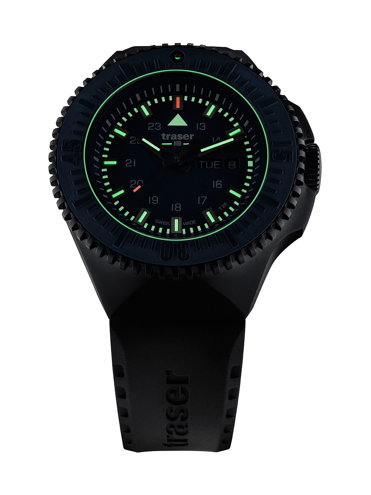 orologio uomo Traser H3 109857 P69 Black-Stealth Blue 46mm 20ATM