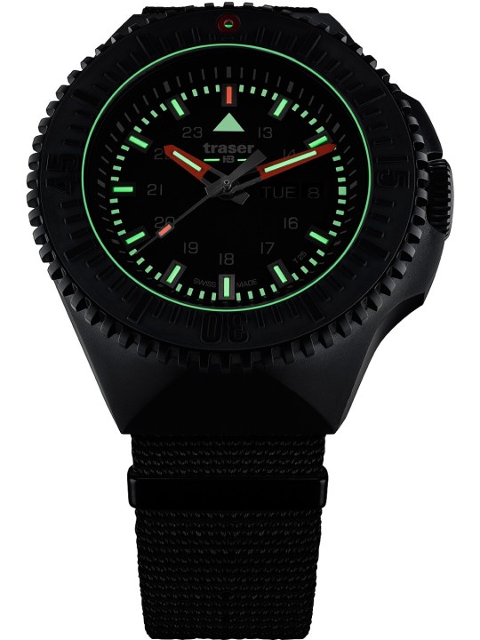 orologio uomo Traser H3 109854 P69 Black-Stealth Black 46mm 20ATM