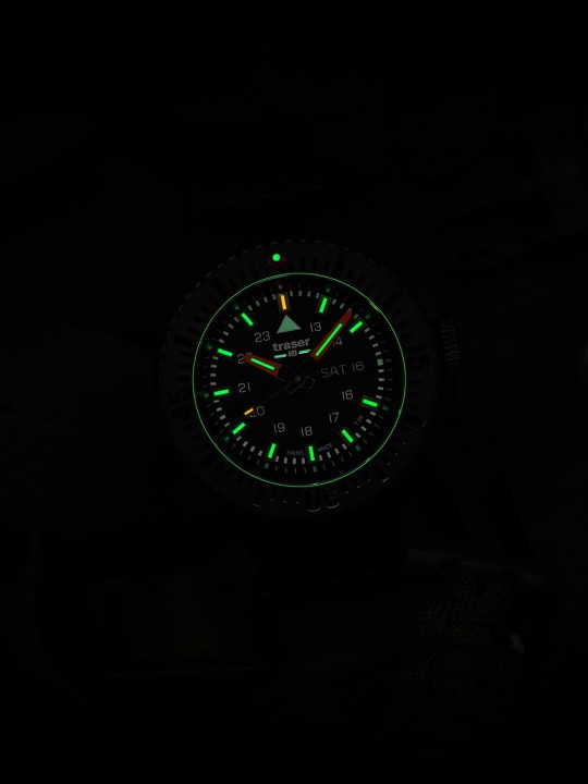 orologio uomo Traser H3 109854 P69 Black-Stealth Black 46mm 20ATM