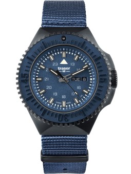 orologio uomo Traser H3 109856 P69 Black-Stealth Blue 46mm 20ATM
