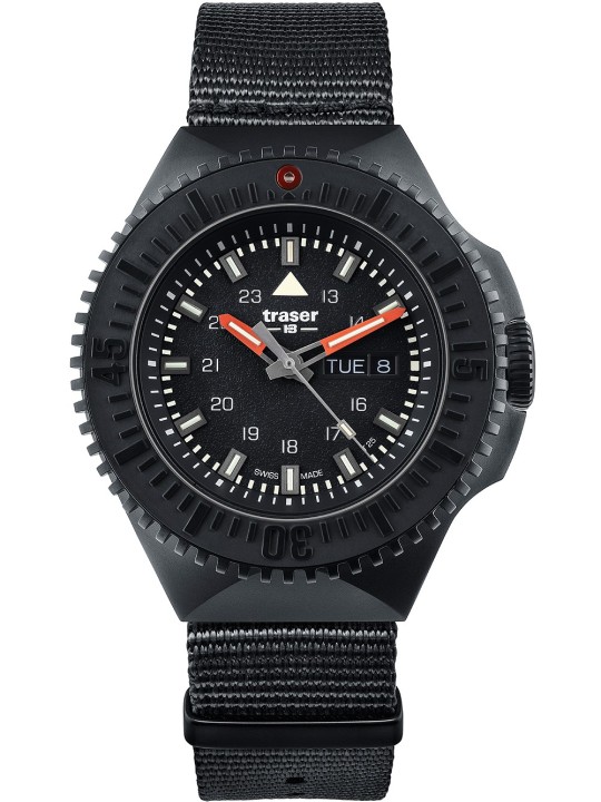 orologio uomo Traser H3 109854 P69 Black-Stealth Black 46mm 20ATM