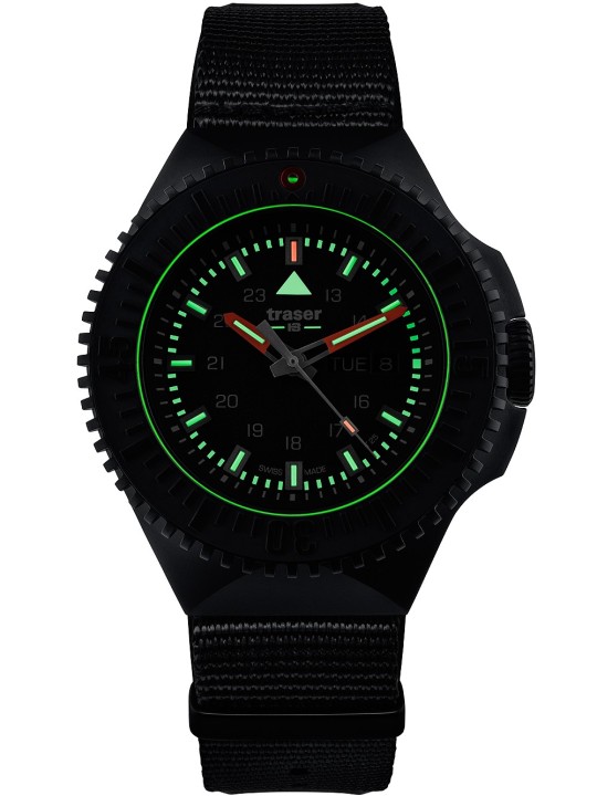 orologio uomo Traser H3 109854 P69 Black-Stealth Black 46mm 20ATM