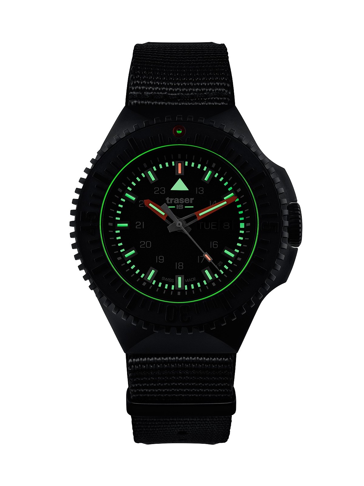 orologio uomo Traser H3 109854 P69 Black-Stealth Black 46mm 20ATM