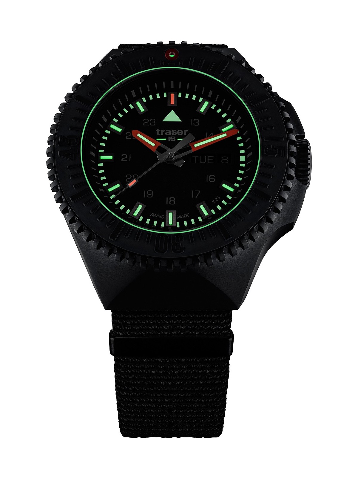 orologio uomo Traser H3 109854 P69 Black-Stealth Black 46mm 20ATM