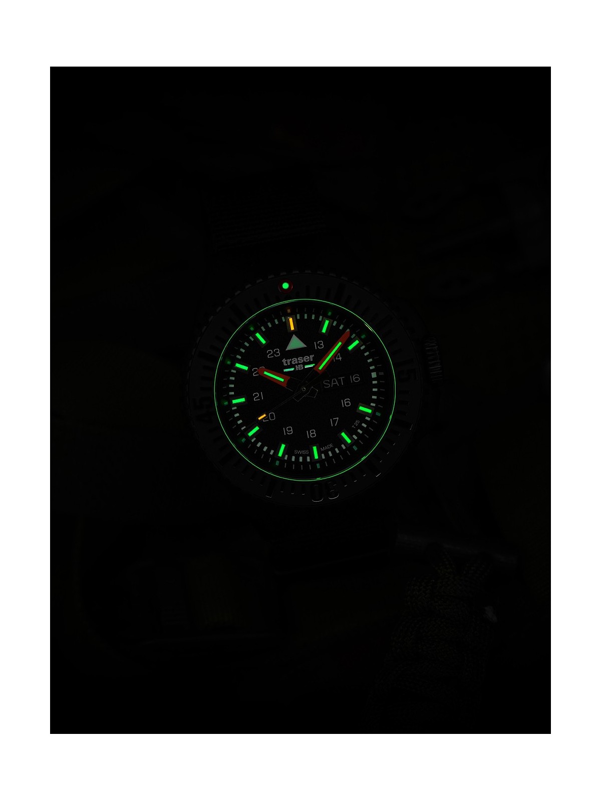 orologio uomo Traser H3 109854 P69 Black-Stealth Black 46mm 20ATM
