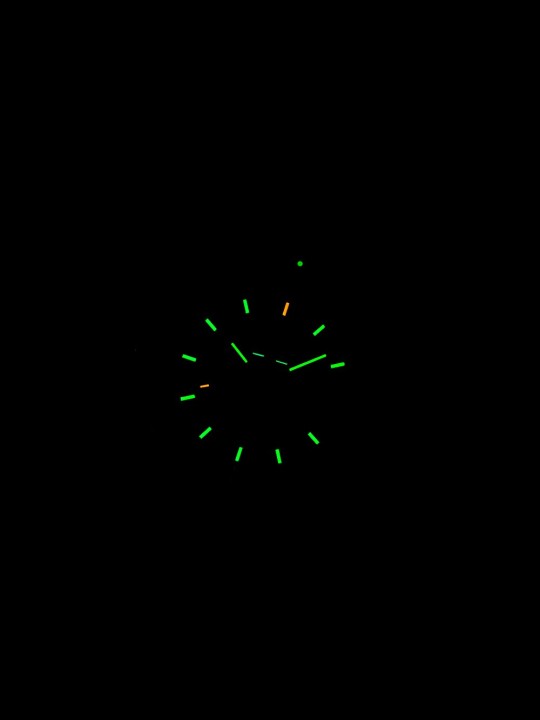 orologio uomo Traser H3 109859 P69 Black-Stealth Green 46mm 20ATM