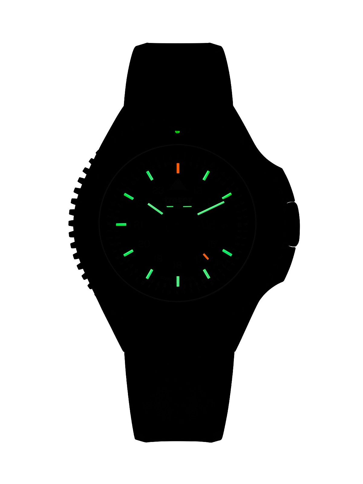 orologio uomo Traser H3 109859 P69 Black-Stealth Green 46mm 20ATM