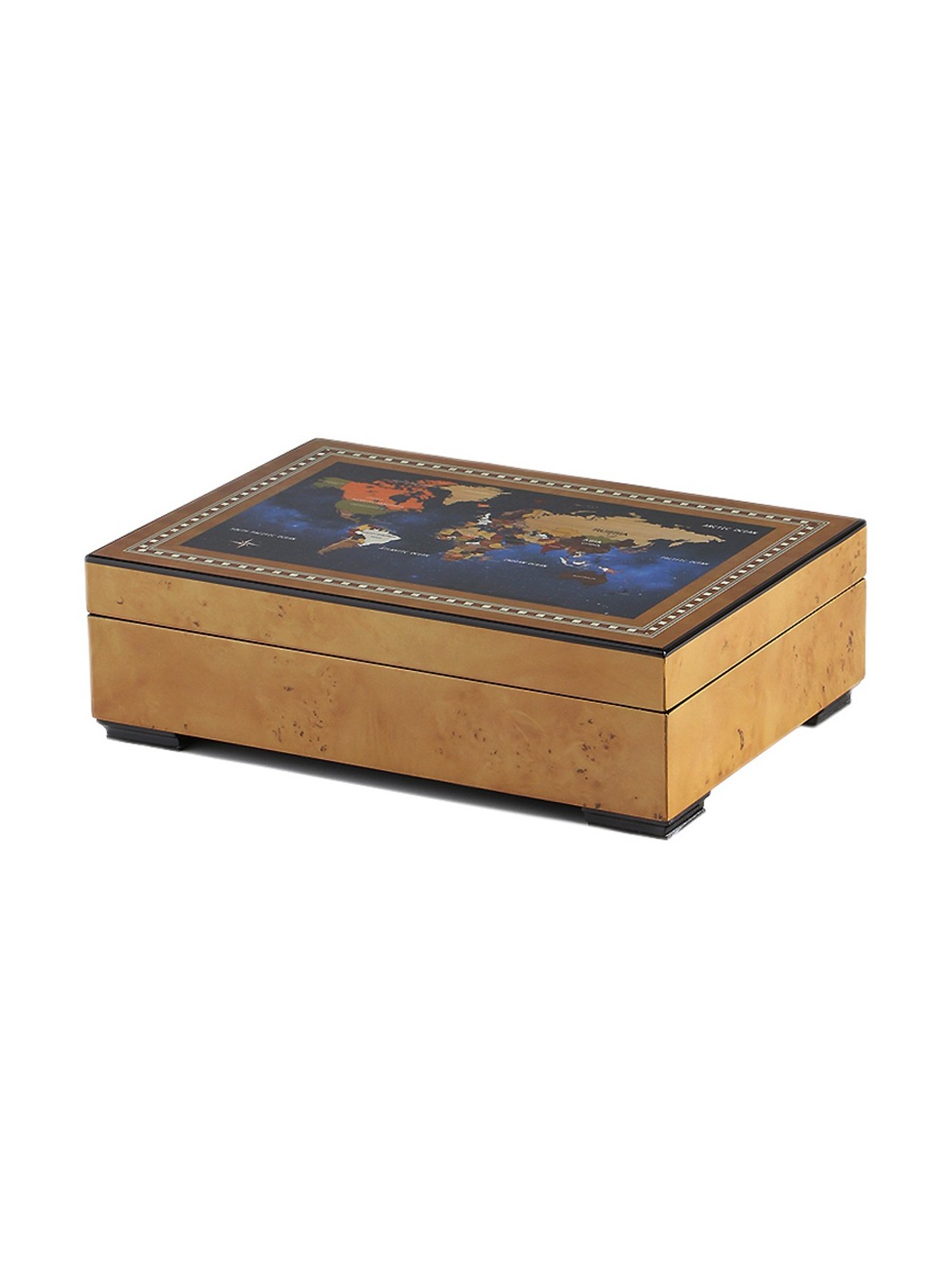 scatola orologio Rothenschild watch box RS-2392-6MAP for 6 watches + small parts