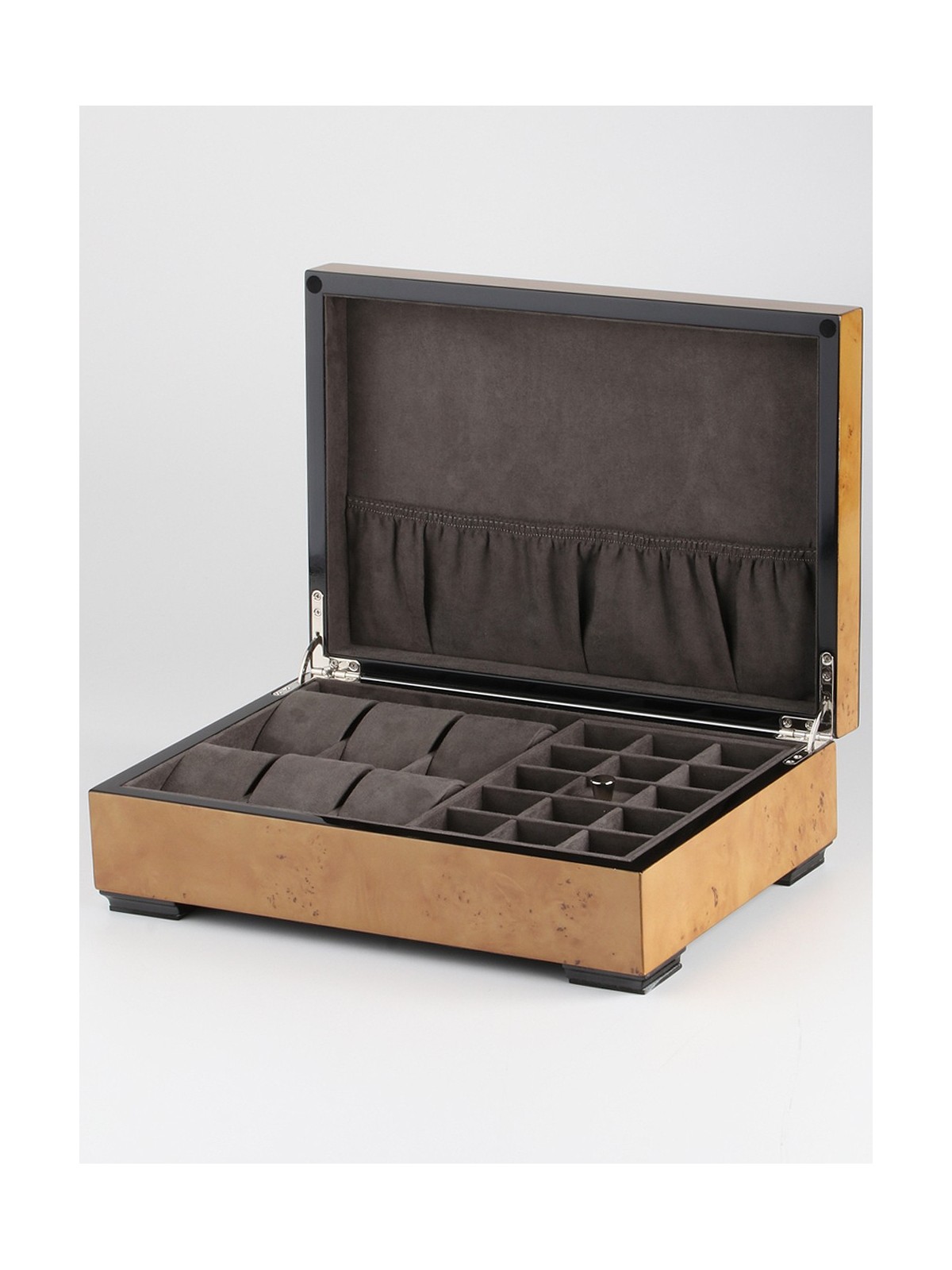 scatola orologio Rothenschild watch box RS-2392-6MAP for 6 watches + small parts