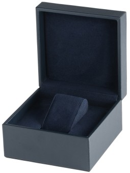 scatola orologio Blue leatherette watch gift box RS-3030-1BLUE