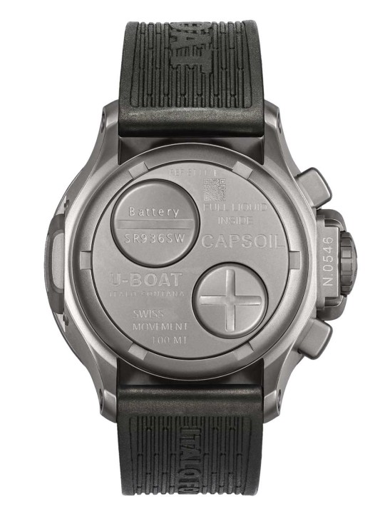 orologio uomo U-Boat 8111/E Capsoil Chrono SS 45mm 10ATM