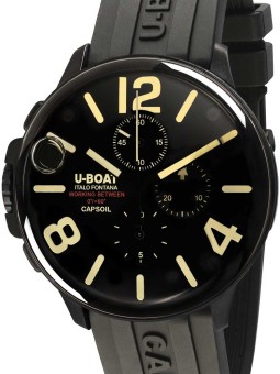 orologio uomo U-Boat 8109/E Capsoil Chrono DLC 45mm 10ATM